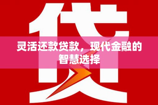 宣城灵活还款贷款，现代金融的智慧选择