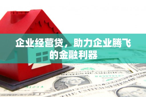 宣城企业经营贷，助力企业腾飞的金融利器