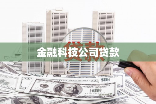 宣城金融科技公司贷款