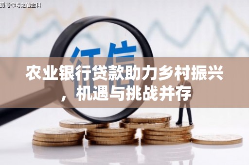 宣城农业银行贷款助力乡村振兴，机遇与挑战并存