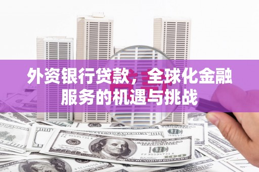 宣城外资银行贷款，全球化金融服务的机遇与挑战