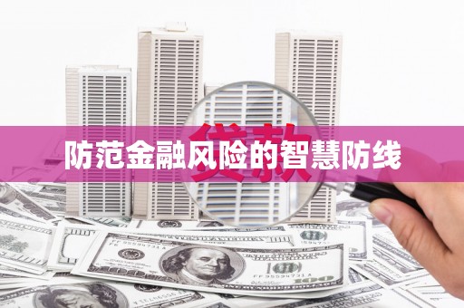 宣城防范金融风险的智慧防线