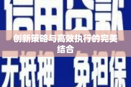 宣城创新策略与高效执行的完美结合