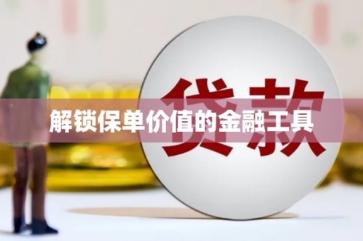 宣城解锁保单价值的金融工具
